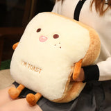 New 1pc 35cm Plush Bread with different emotions