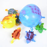 4PCS Funny Dinosaur Animals Inflate Vent Balls