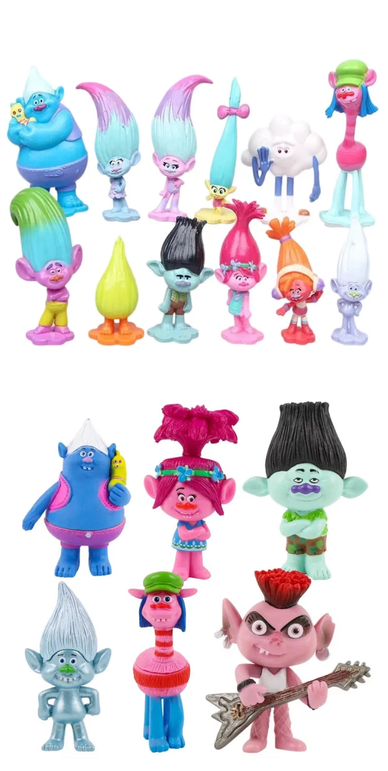 12pcs/Set Trolls  Figures